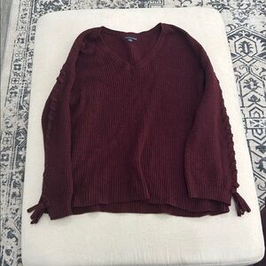American Eagle Wine Red Sweater